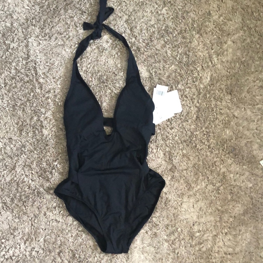 Black women’s swim suit